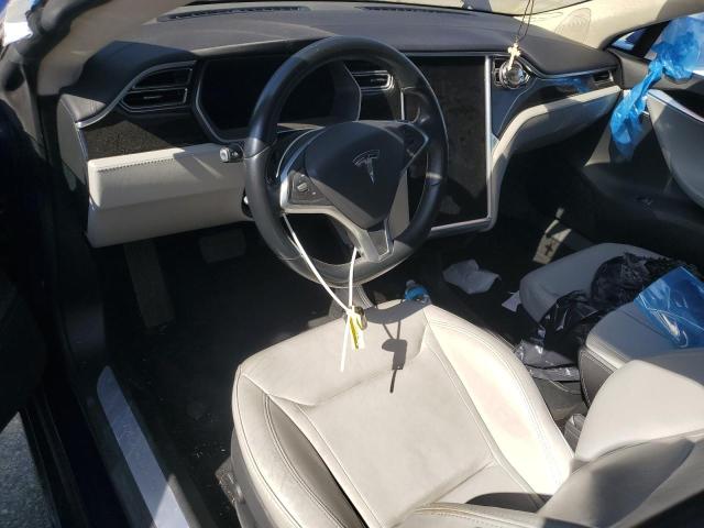 5YJSA1E1XFF112876 - 2015 TESLA MODEL S BLUE photo 8