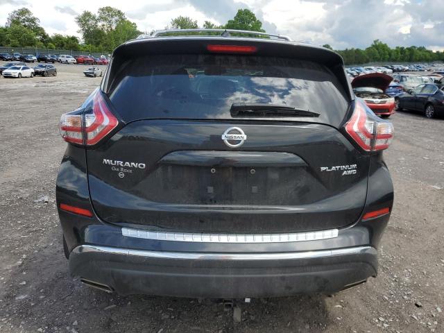 5N1AZ2MH1FN233043 - 2015 NISSAN MURANO S BLACK photo 6