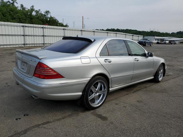 WDBNG73J02A239705 - 2002 MERCEDES-BENZ S 55 AMG SILVER photo 3