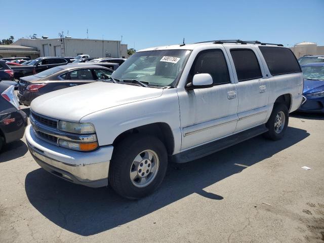 1GNEC16T03J272283 - 2003 CHEVROLET SUBURBAN C1500 WHITE photo 1