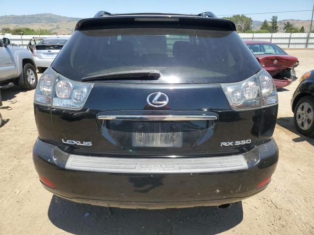 JTJGA31U250056637 - 2005 LEXUS RX 330 BLACK photo 6