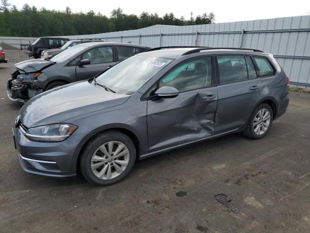 3VW117AU5KM509462 - 2019 VOLKSWAGEN GOLF SPORT S GRAY photo 1