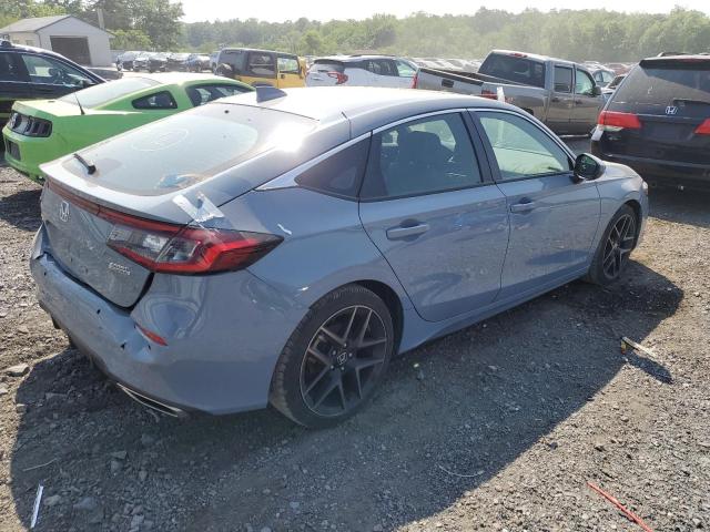 19XFL1H85NE011561 - 2022 HONDA CIVIC SPORT TOURING GRAY photo 3