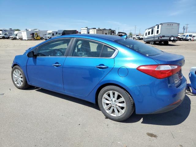 KNAFX4A88F5365312 - 2015 KIA FORTE EX BLUE photo 2