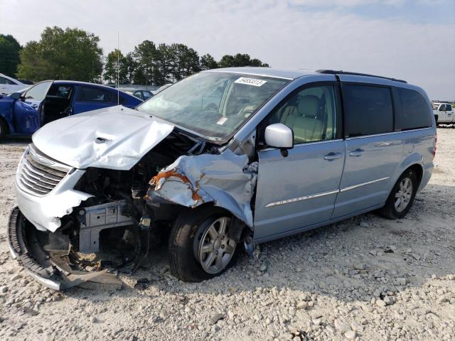 2C4RC1BGXCR415772 - 2012 CHRYSLER TOWN & COU TOURING Mavi foto 1