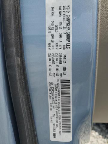 2C4RC1BGXCR415772 - 2012 CHRYSLER TOWN & COU TOURING Mavi foto 13