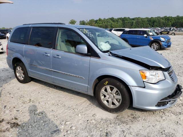 2C4RC1BGXCR415772 - 2012 CHRYSLER TOWN & COU TOURING Mavi foto 4