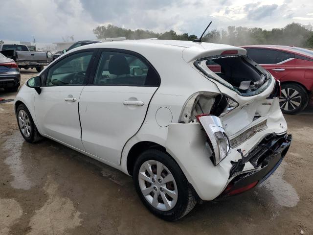 KNADN5A3XD6147256 - 2013 KIA RIO EX WHITE photo 2