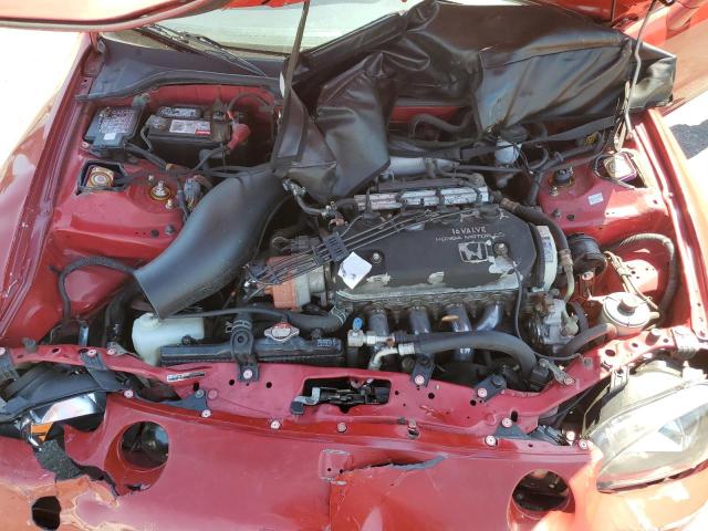 JHMEG1249PS001815 - 1993 HONDA CIVIC DEL SOL S RED photo 11
