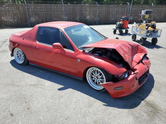 JHMEG1249PS001815 - 1993 HONDA CIVIC DEL SOL S RED photo 4
