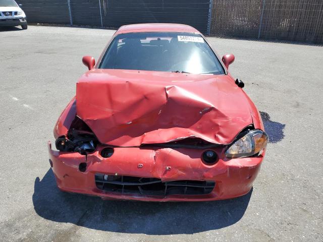 JHMEG1249PS001815 - 1993 HONDA CIVIC DEL SOL S RED photo 5