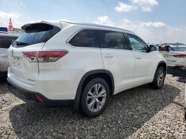 5TDJKRFH0FS125036 - 2015 TOYOTA HIGHLANDER XLE WHITE photo 3