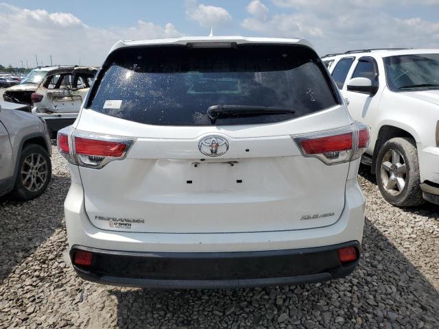 5TDJKRFH0FS125036 - 2015 TOYOTA HIGHLANDER XLE WHITE photo 6
