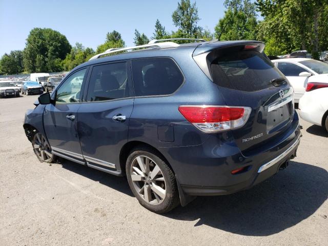 5N1AR2MM3DC604628 - 2013 NISSAN PATHFINDER S BLUE photo 2