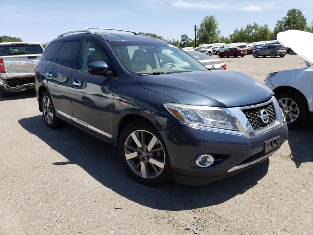 5N1AR2MM3DC604628 - 2013 NISSAN PATHFINDER S BLUE photo 4