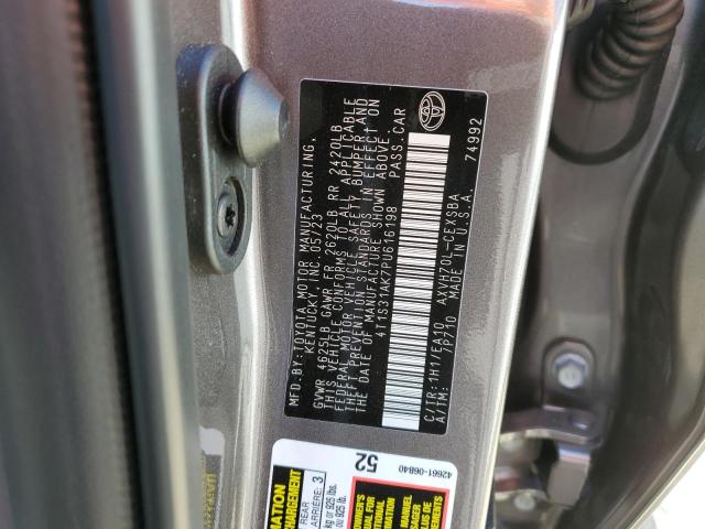 4T1S31AK7PU616198 - 2023 TOYOTA CAMRY SE NIGHT SHADE GRAY photo 13