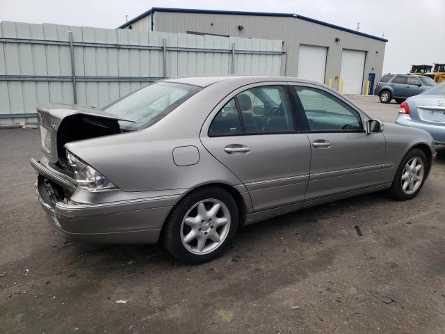 WDBRF81JX4F530456 - 2004 MERCEDES-BENZ C 240 4MATIC TAN photo 3