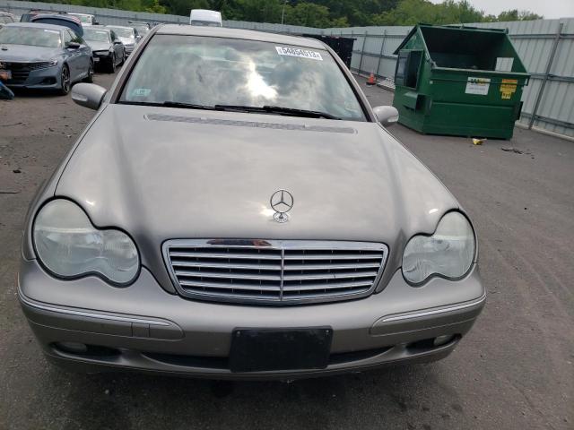 WDBRF81JX4F530456 - 2004 MERCEDES-BENZ C 240 4MATIC TAN photo 5