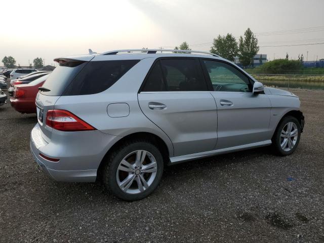 4JGDA2EB0CA082293 - 2012 MERCEDES-BENZ ML 350 BLUETEC SILVER photo 3