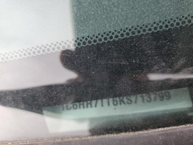 1C6RR7TT6KS713799 - 2019 RAM 1500 CLASS SLT 灰色 照片 13