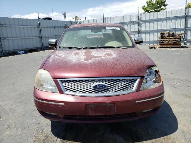 1FAFP25125G140347 - 2005 FORD FIVE HUNDR LIMITED MAROON photo 5