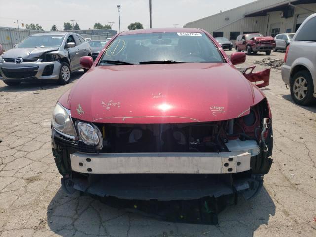 JTHCH96S660015662 - 2006 LEXUS GS 300 RED photo 5