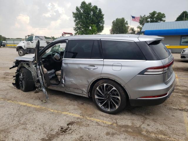 5LM5J7WC4MGL10333 - 2021 LINCOLN AVIATOR RESERVE GRAY photo 2