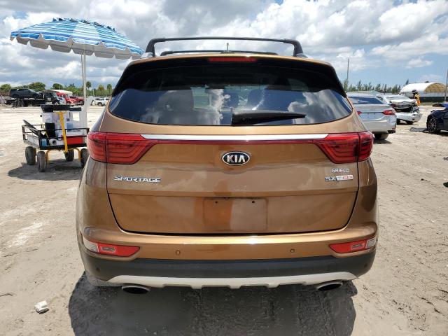 KNDPR3A69H7184155 - 2017 KIA SPORTAGE SX BROWN photo 6