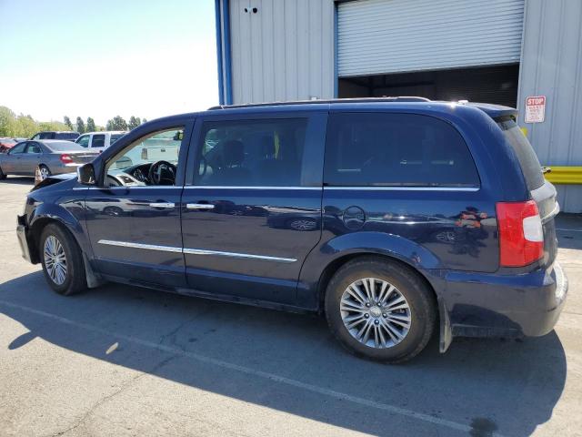 2C4RC1CG4ER225354 - 2014 CHRYSLER TOWN & COU TOURING L BLUE photo 2
