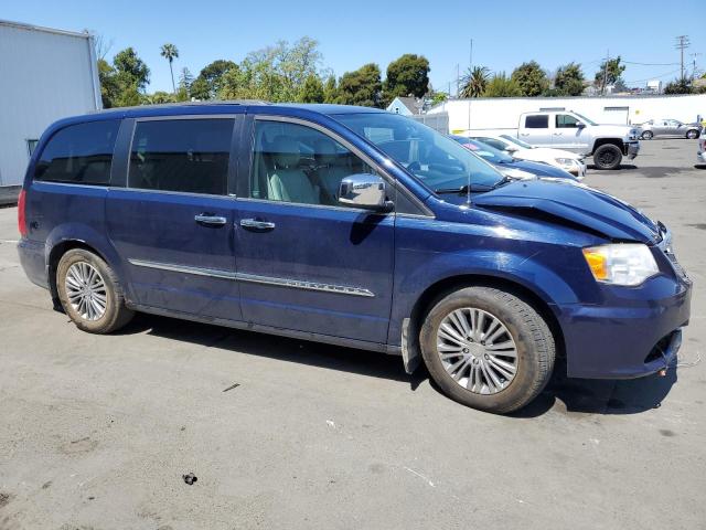 2C4RC1CG4ER225354 - 2014 CHRYSLER TOWN & COU TOURING L BLUE photo 4