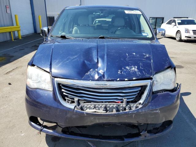 2C4RC1CG4ER225354 - 2014 CHRYSLER TOWN & COU TOURING L BLUE photo 5