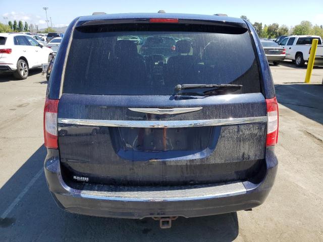 2C4RC1CG4ER225354 - 2014 CHRYSLER TOWN & COU TOURING L BLUE photo 6