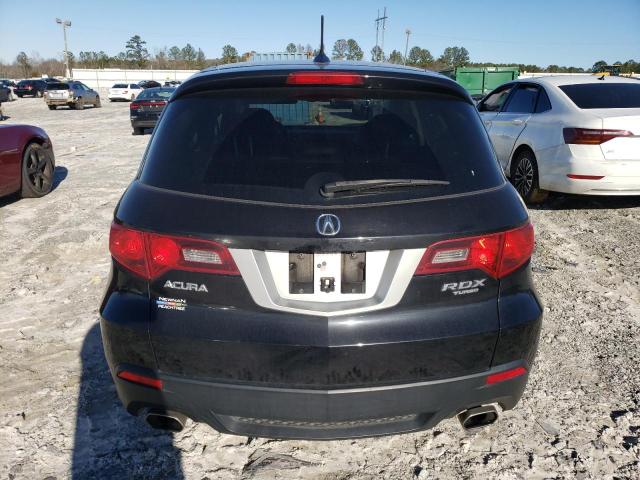 5J8TB2H50AA001388 - 2010 ACURA RDX TECHNOLOGY BLACK photo 6