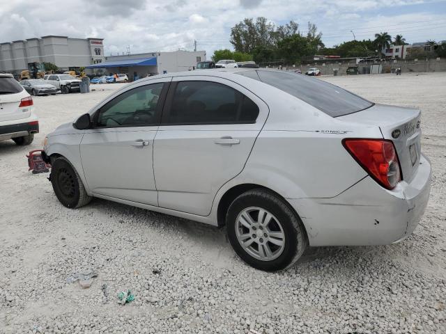 1G1JA5SH8G4130105 - 2016 CHEVROLET SONIC LS SILVER photo 2