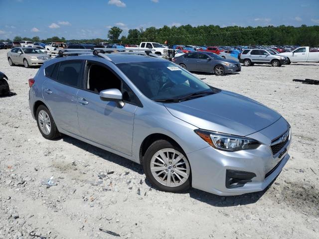 4S3GTAB64H3745017 - 2017 SUBARU IMPREZA PREMIUM SILVER photo 4