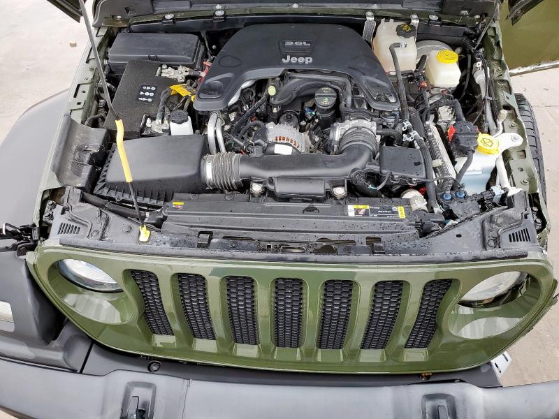 1C4HJXDG7MW708491 - 2021 JEEP WRANGLER U SPORT Grün Foto 12