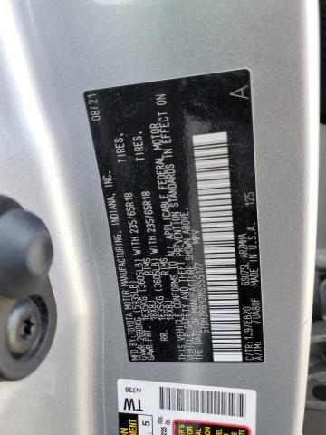 5TDHZRBH2MS555177 - 2021 TOYOTA HIGHLANDER XLE SILVER photo 14