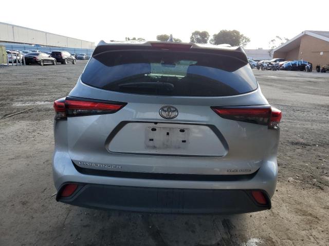 5TDHZRBH2MS555177 - 2021 TOYOTA HIGHLANDER XLE SILVER photo 6