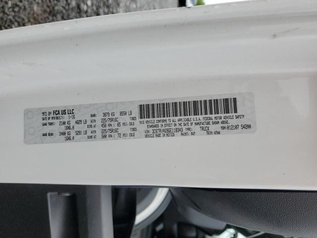 3C6TRVAG9GE118343 - 2016 RAM PROMASTER 1500 STANDARD WHITE photo 14