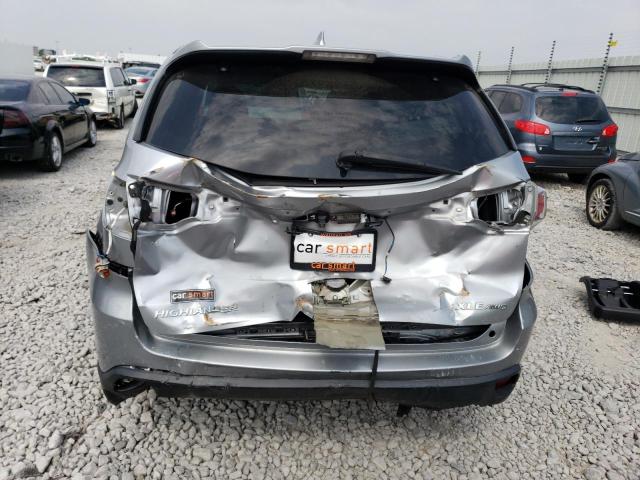5TDJKRFH2FS188185 - 2015 TOYOTA HIGHLANDER XLE Plata foto 6