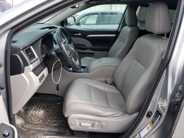 5TDJKRFH2FS188185 - 2015 TOYOTA HIGHLANDER XLE Plata foto 7
