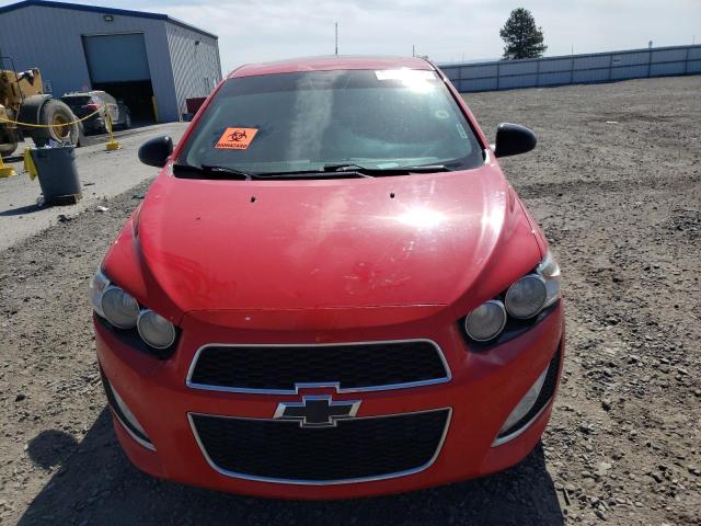 1G1JG5SB6G4103480 - 2016 CHEVROLET SONIC RS RED photo 5