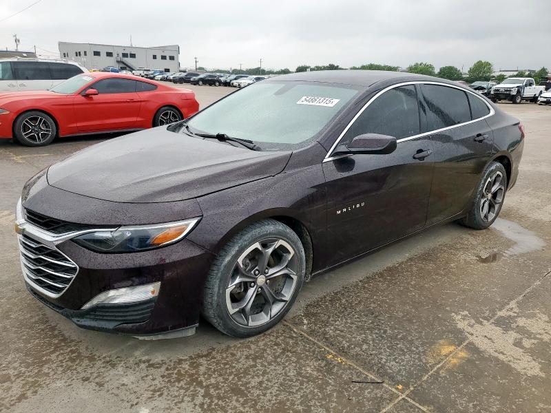 1G1ZD5ST2MF023579 - 2021 CHEVROLET MALIBU LT MAROON photo 1