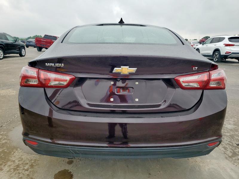 1G1ZD5ST2MF023579 - 2021 CHEVROLET MALIBU LT MAROON photo 6