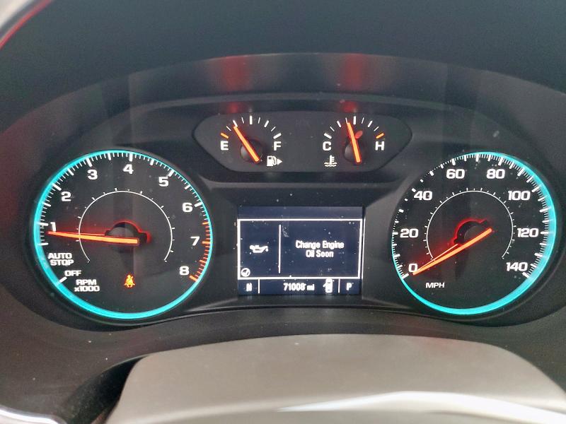 1G1ZD5ST2MF023579 - 2021 CHEVROLET MALIBU LT MAROON photo 9