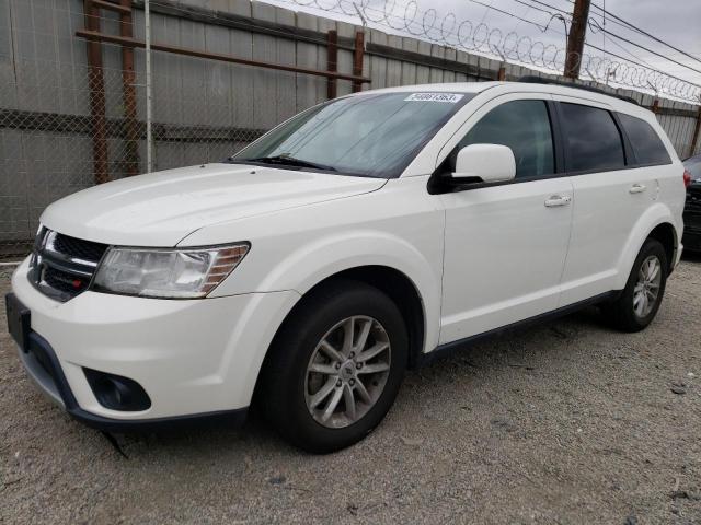 3C4PDDBG7JT269573 - 2018 DODGE JOURNEY SXT WHITE photo 1