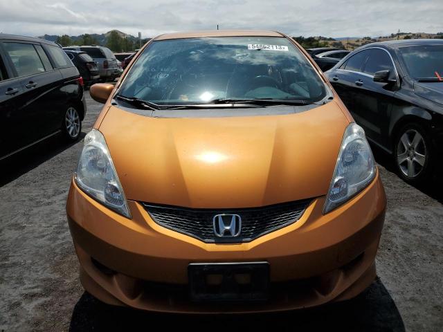 JHMGE8H4XAS010206 - 2010 HONDA FIT SPORT ORANGE photo 5