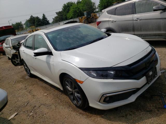 2HGFC1F72KH650928 - 2019 HONDA CIVIC EXL WHITE photo 4