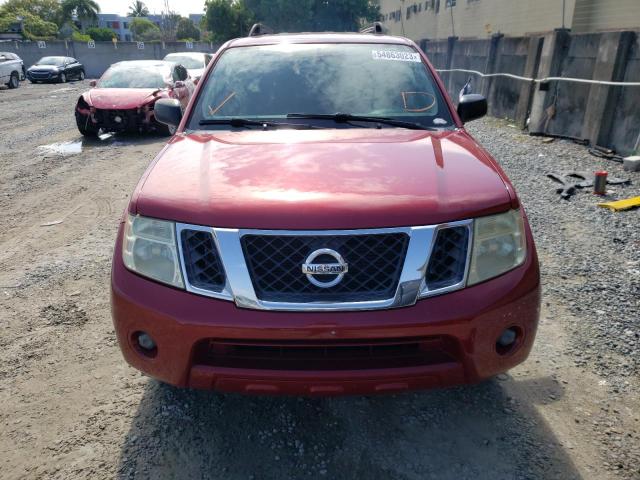 5N1AR1NN1BC603606 - 2011 NISSAN PATHFINDER S 红色 照片 5