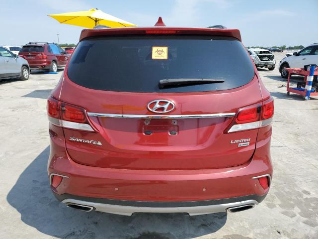 KM8SR4HF0HU241426 - 2017 HYUNDAI SANTA FE SE ULTIMATE RED photo 6